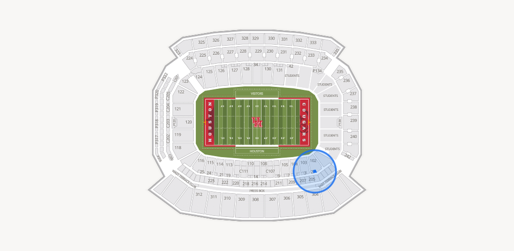 TDECU Stadium Seating Chart