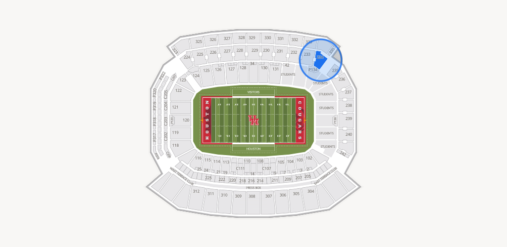 TDECU Stadium Seating Chart