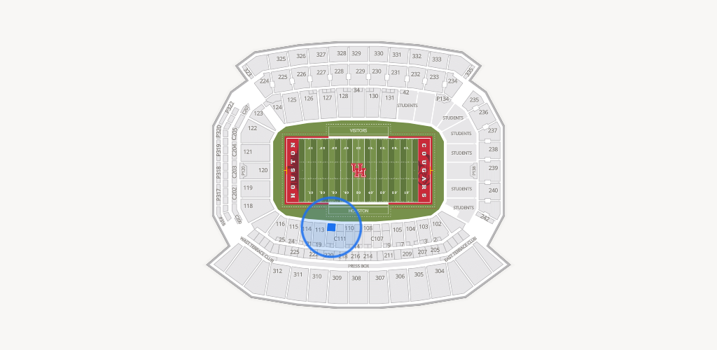 TDECU Stadium Seating Chart
