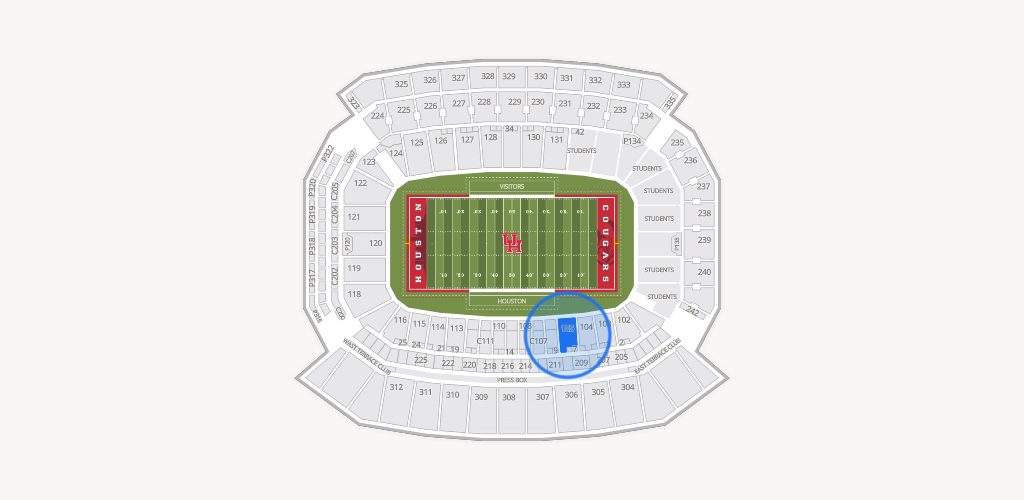 TDECU Stadium Seating Chart