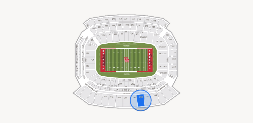 TDECU Stadium Seating Chart