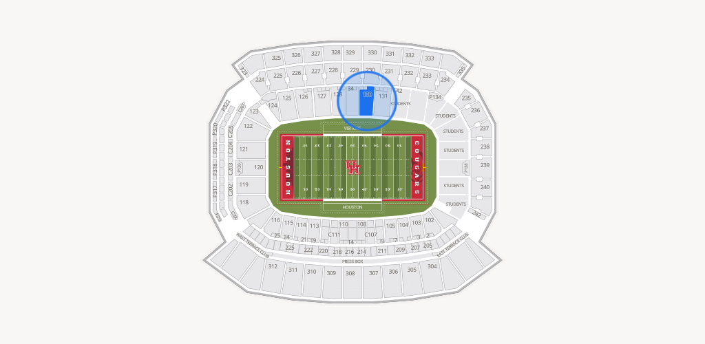 TDECU Stadium Seating Chart