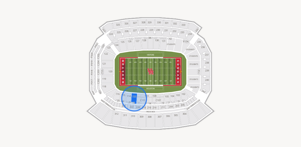 TDECU Stadium Seating Chart