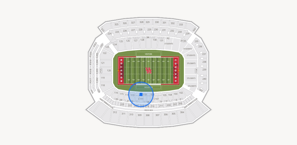 TDECU Stadium Seating Chart