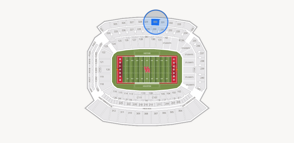 TDECU Stadium Seating Chart