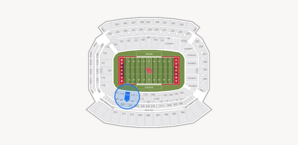 TDECU Stadium Seating Chart