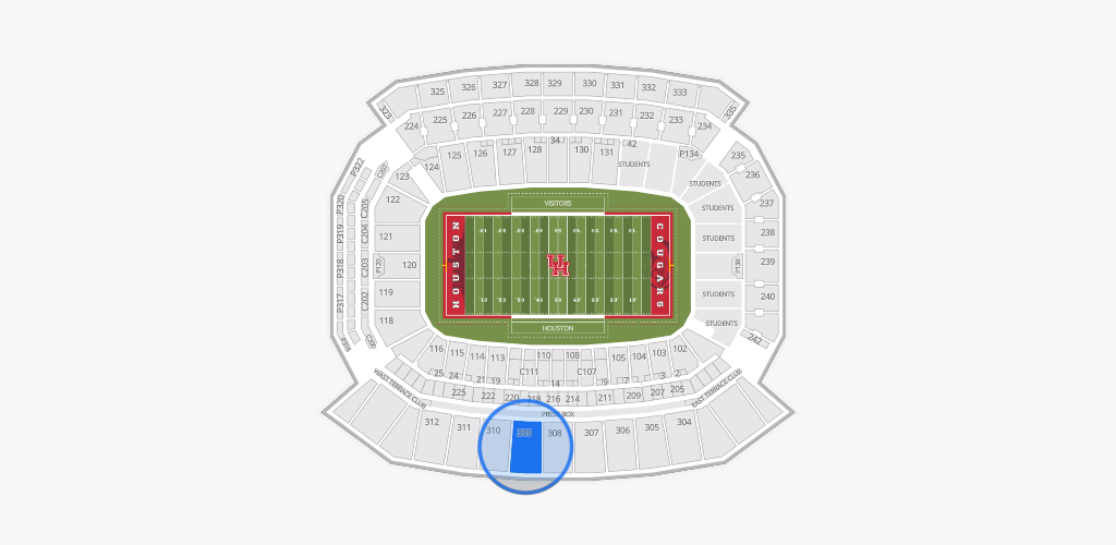 TDECU Stadium Seating Chart