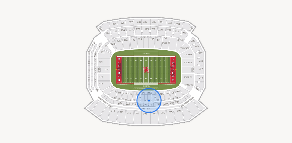 TDECU Stadium Seating Chart