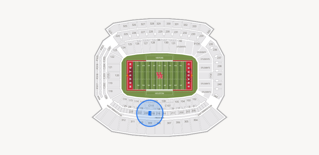TDECU Stadium Seating Chart