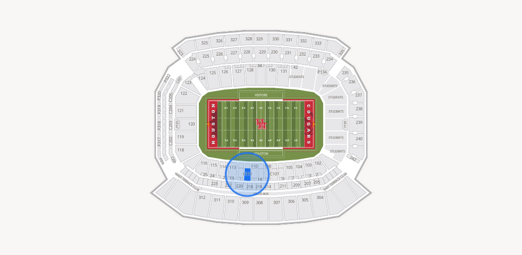 TDECU Stadium Seating Chart