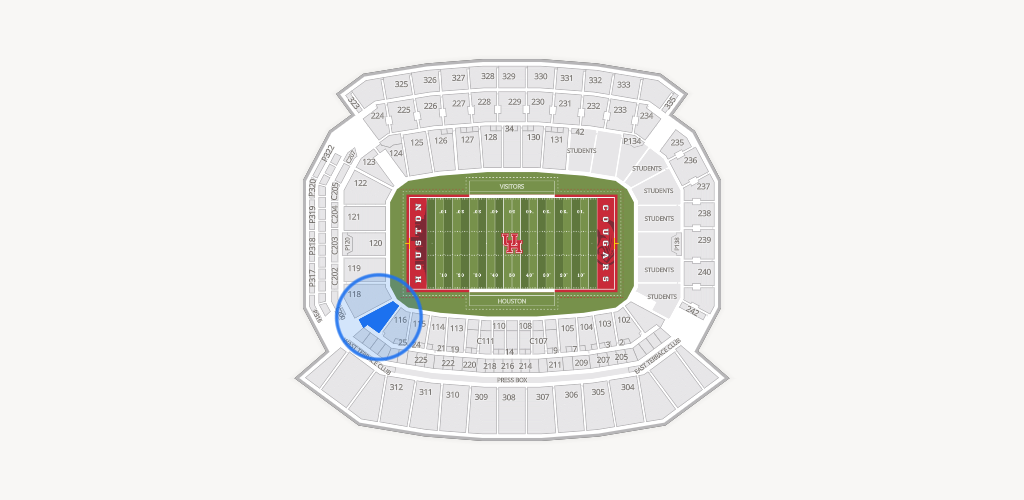 TDECU Stadium Seating Chart
