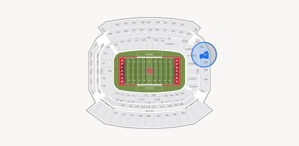 TDECU Stadium Seating Chart