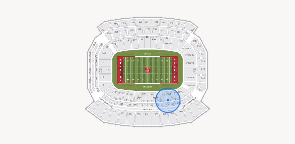 TDECU Stadium Seating Chart