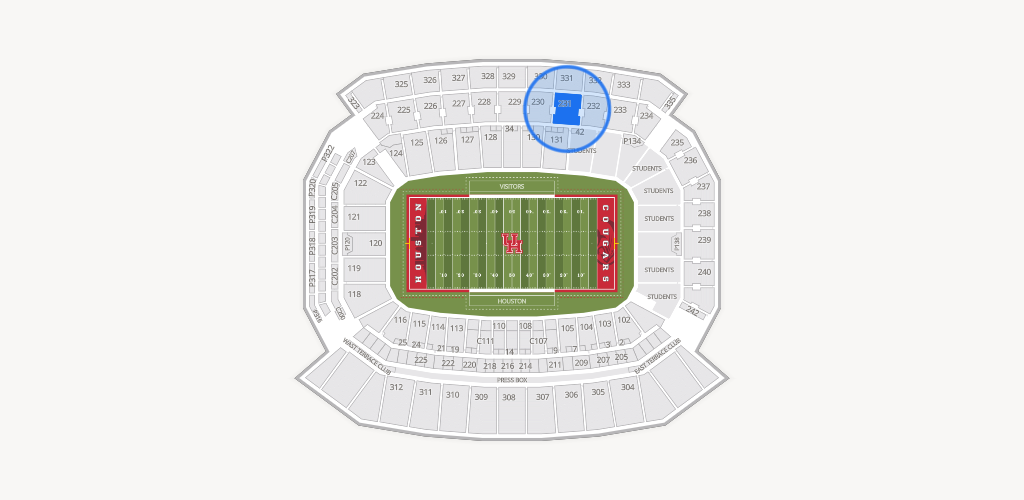 TDECU Stadium Seating Chart