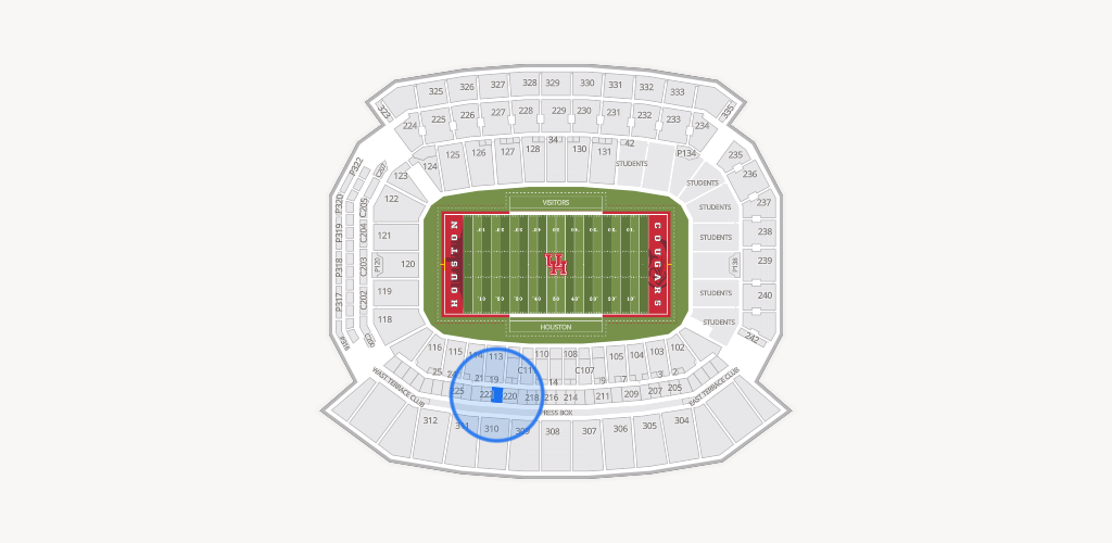 TDECU Stadium Seating Chart