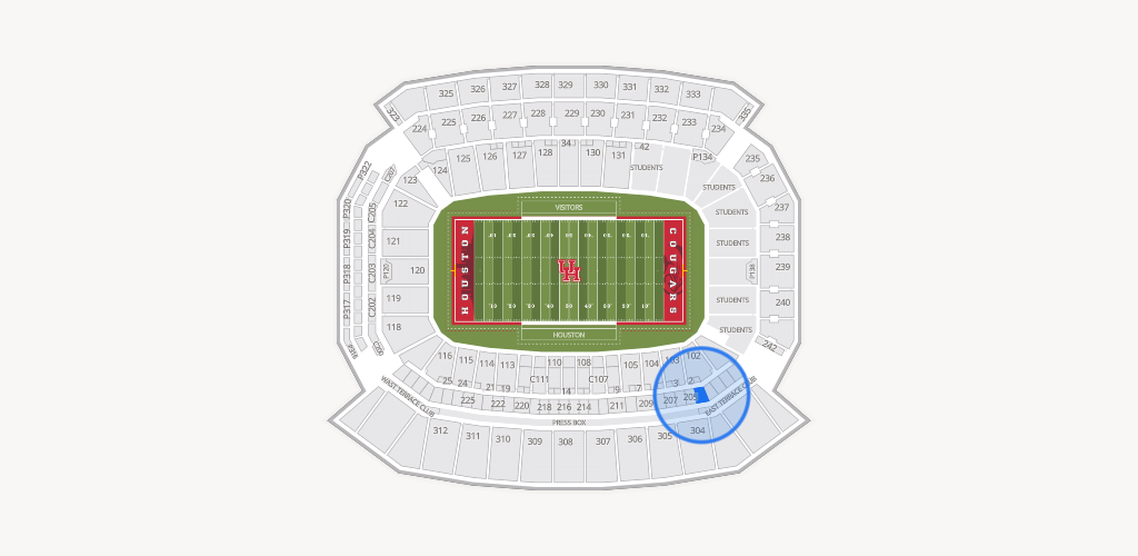 TDECU Stadium Seating Chart