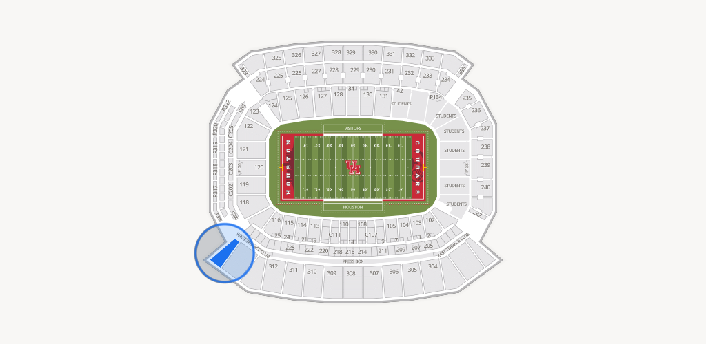 TDECU Stadium Seating Chart