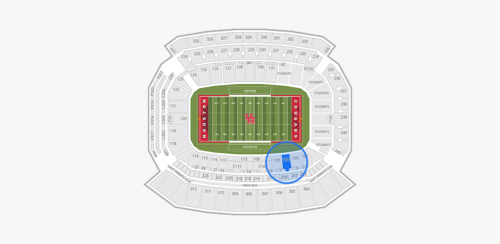 TDECU Stadium Seating Chart
