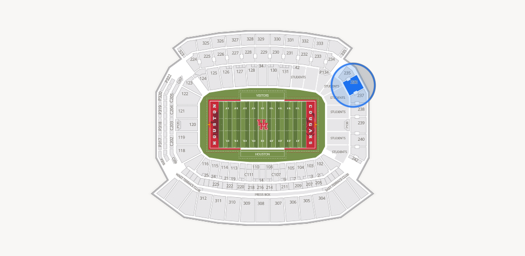 TDECU Stadium Seating Chart