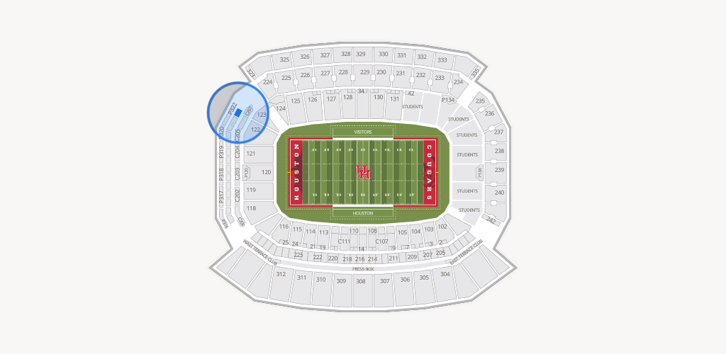 TDECU Stadium Seating Chart