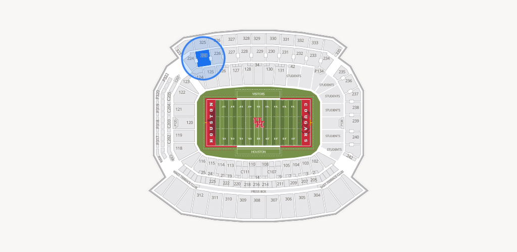 TDECU Stadium Seating Chart