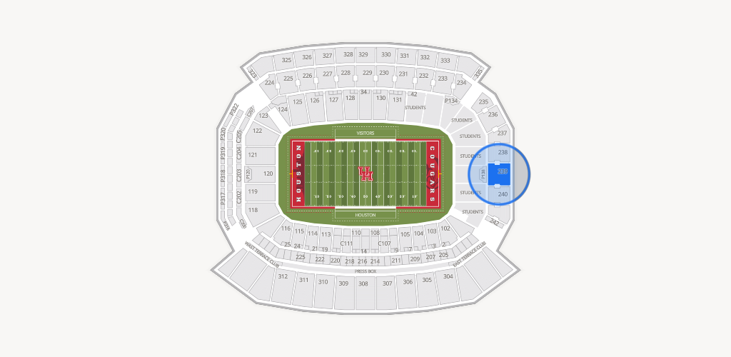 TDECU Stadium Seating Chart