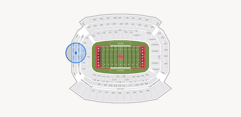 TDECU Stadium Seating Chart