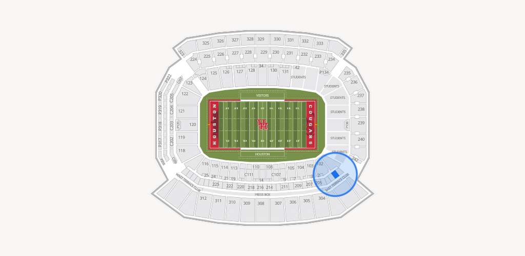 TDECU Stadium Seating Chart
