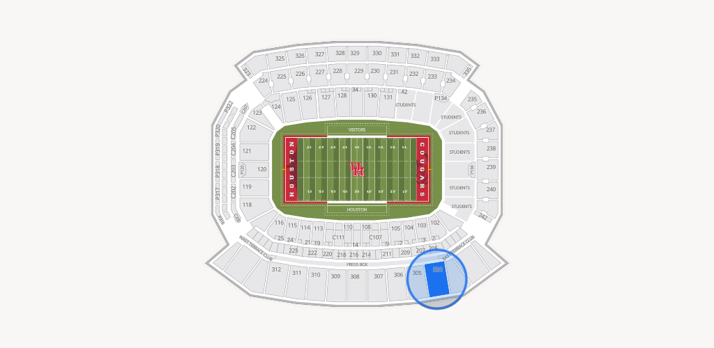 TDECU Stadium Seating Chart