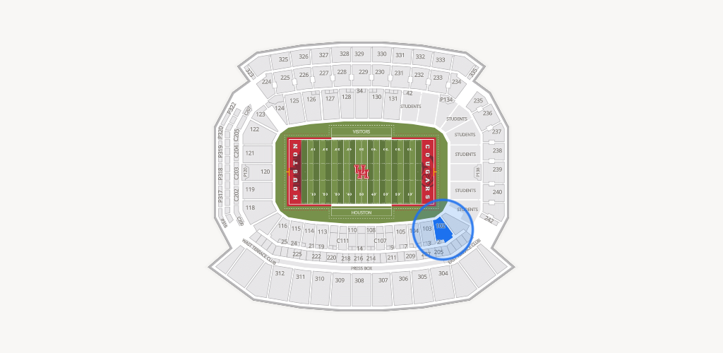 TDECU Stadium Seating Chart
