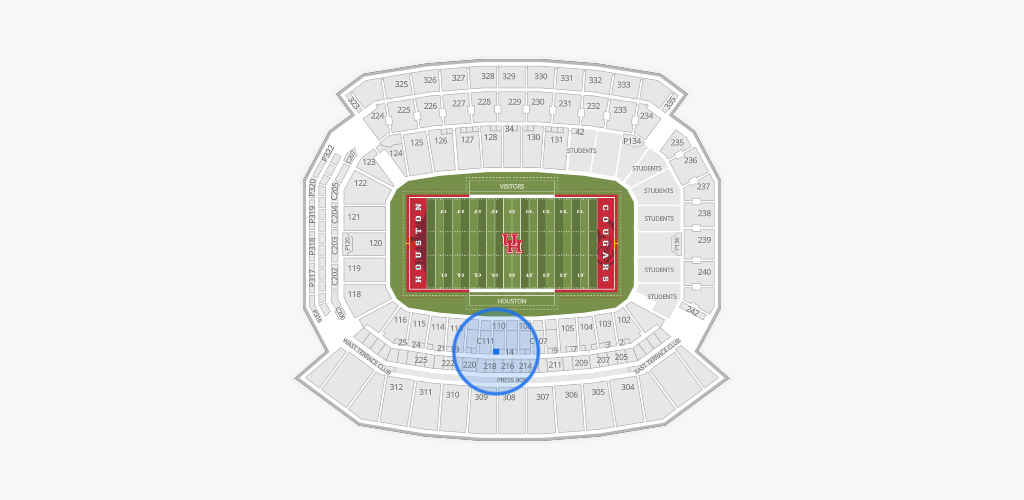 TDECU Stadium Seating Chart