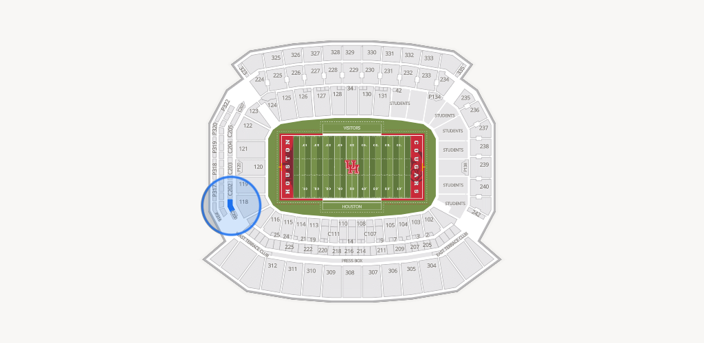 TDECU Stadium Seating Chart