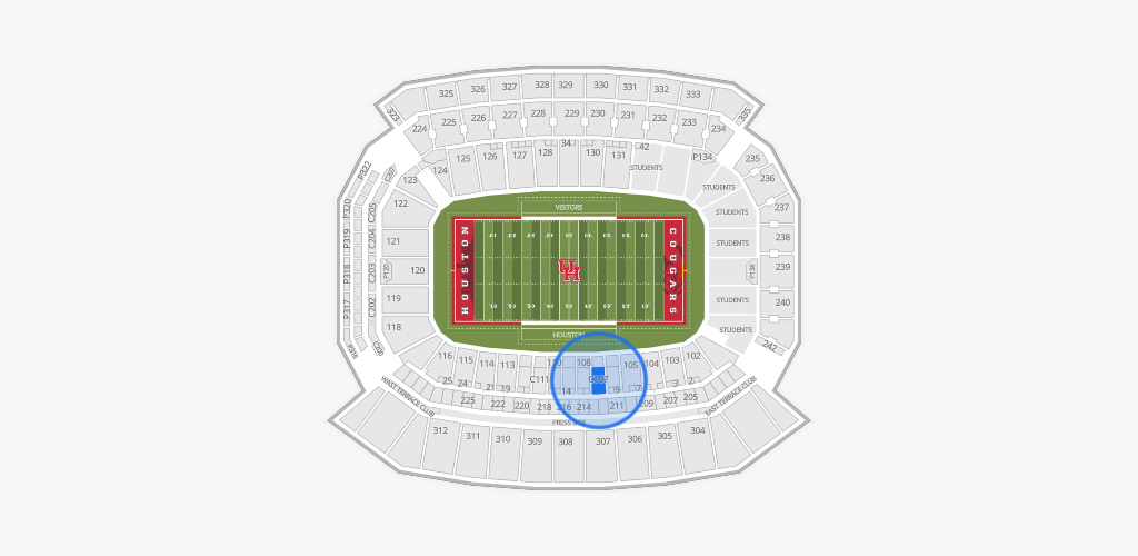 TDECU Stadium Seating Chart