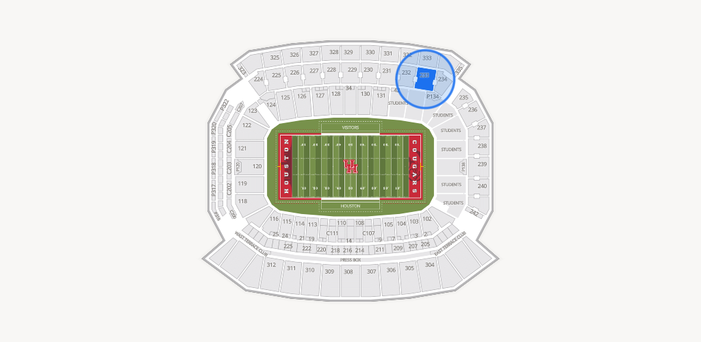 TDECU Stadium Seating Chart