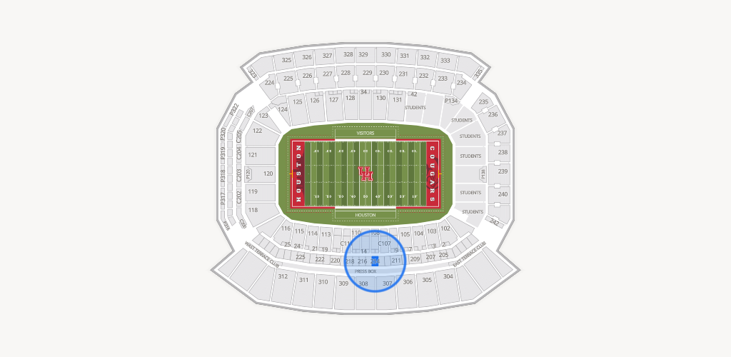 TDECU Stadium Seating Chart