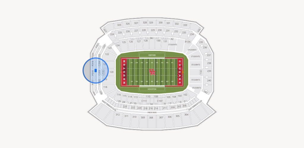 TDECU Stadium Seating Chart
