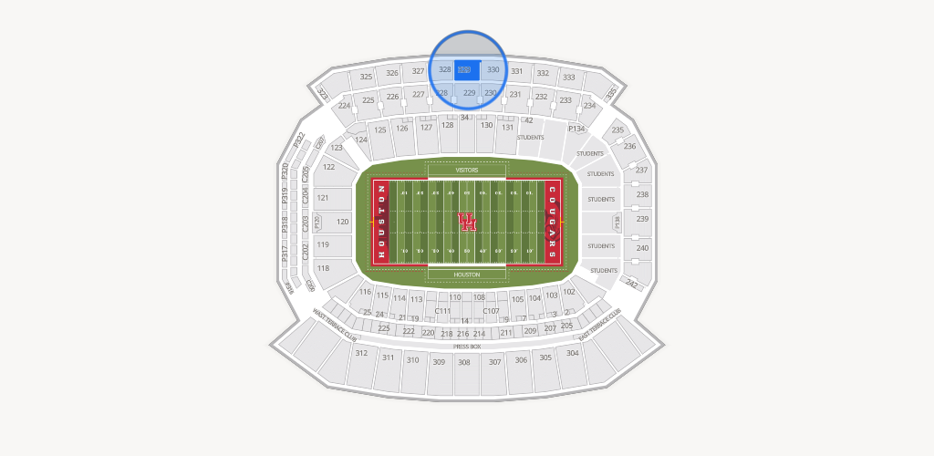 TDECU Stadium Seating Chart