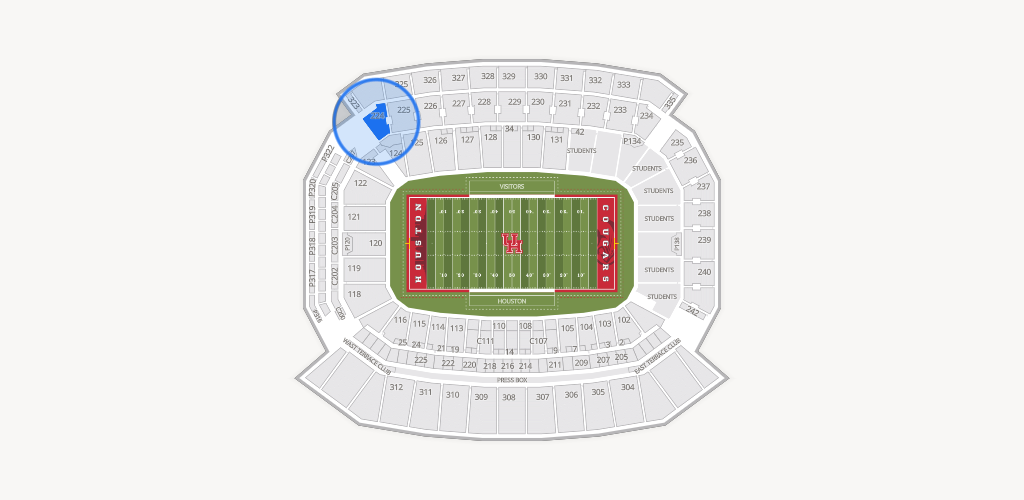 TDECU Stadium Seating Chart