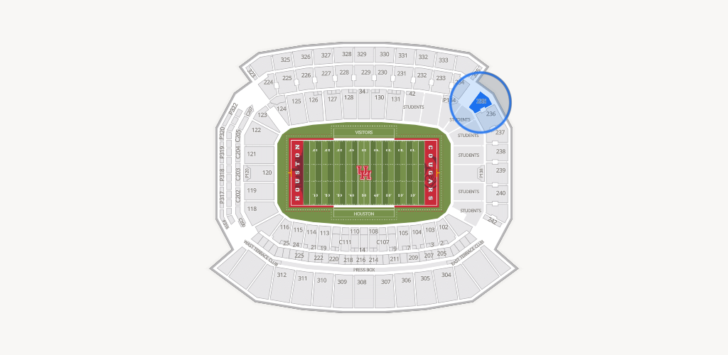 TDECU Stadium Seating Chart