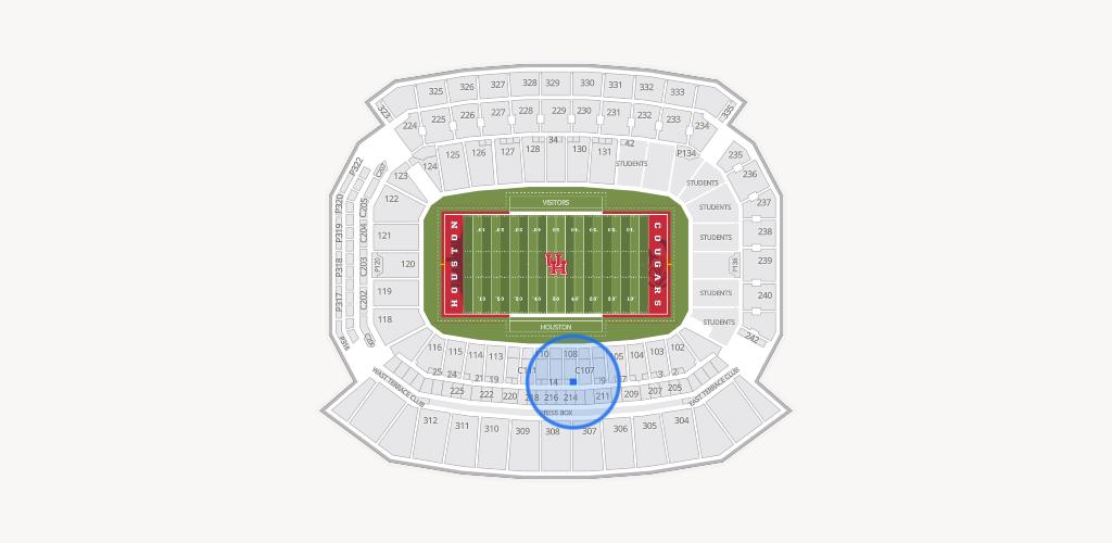 TDECU Stadium Seating Chart