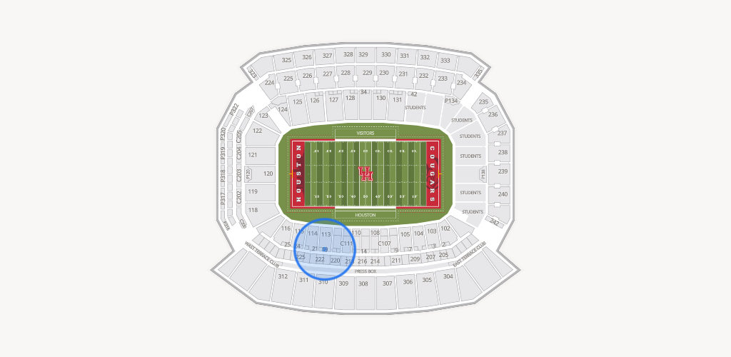 TDECU Stadium Seating Chart