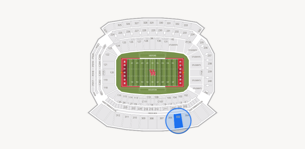 TDECU Stadium Seating Chart