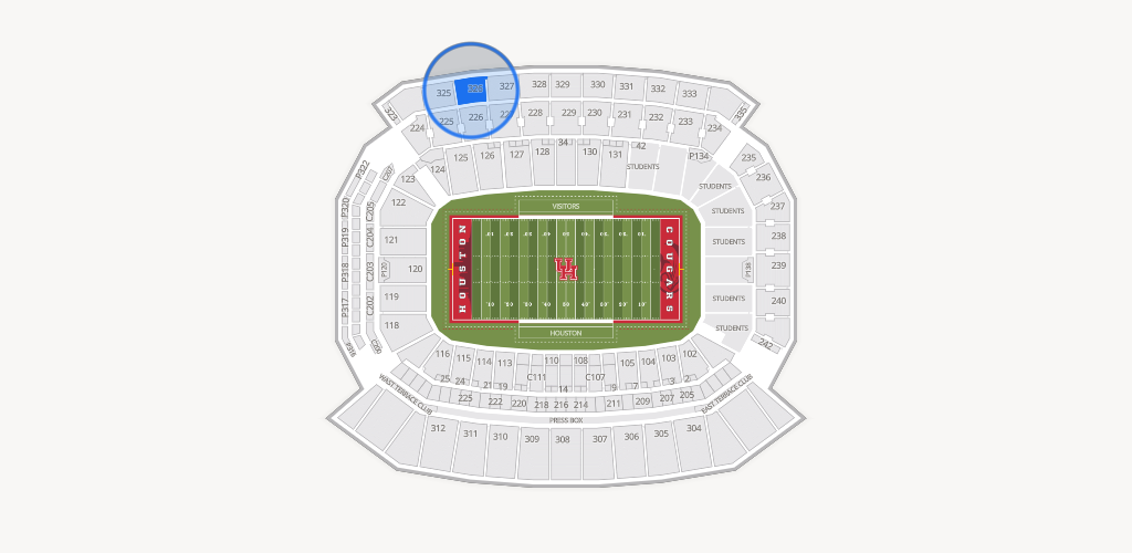 TDECU Stadium Seating Chart