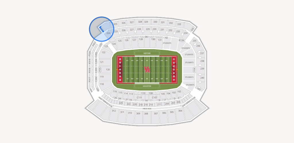 TDECU Stadium Seating Chart