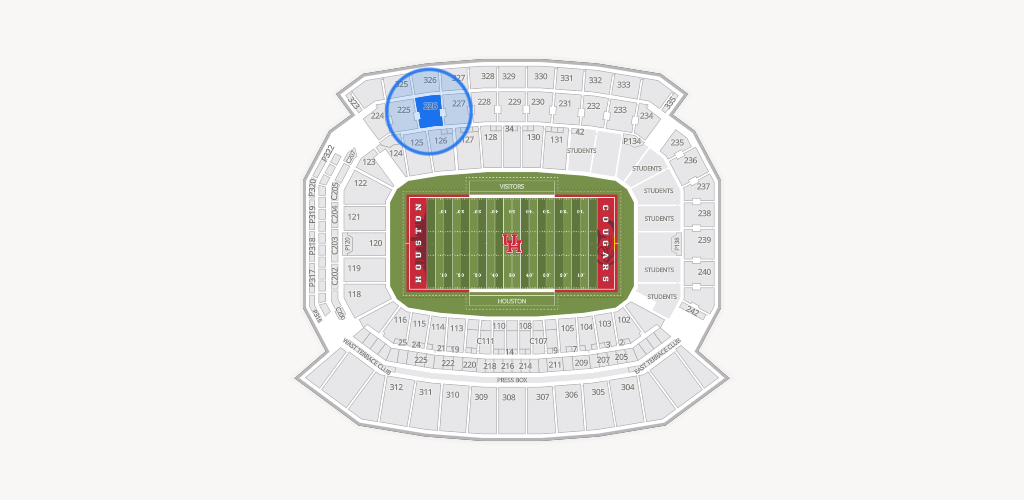 TDECU Stadium Seating Chart