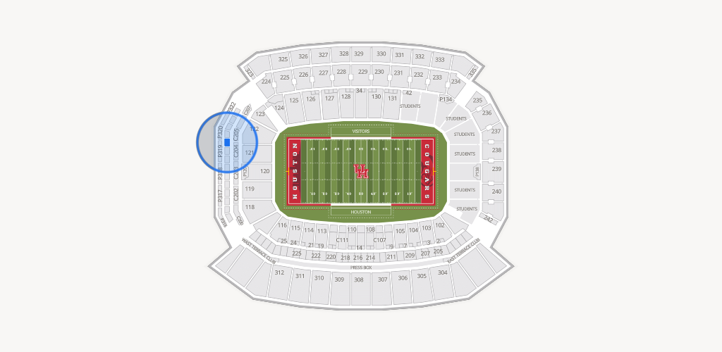 TDECU Stadium Seating Chart