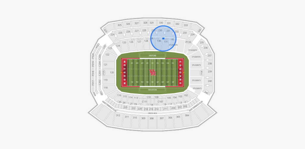 TDECU Stadium Seating Chart