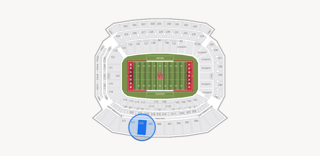 TDECU Stadium Seating Chart