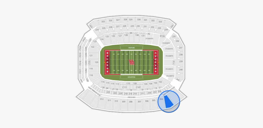 TDECU Stadium Seating Chart