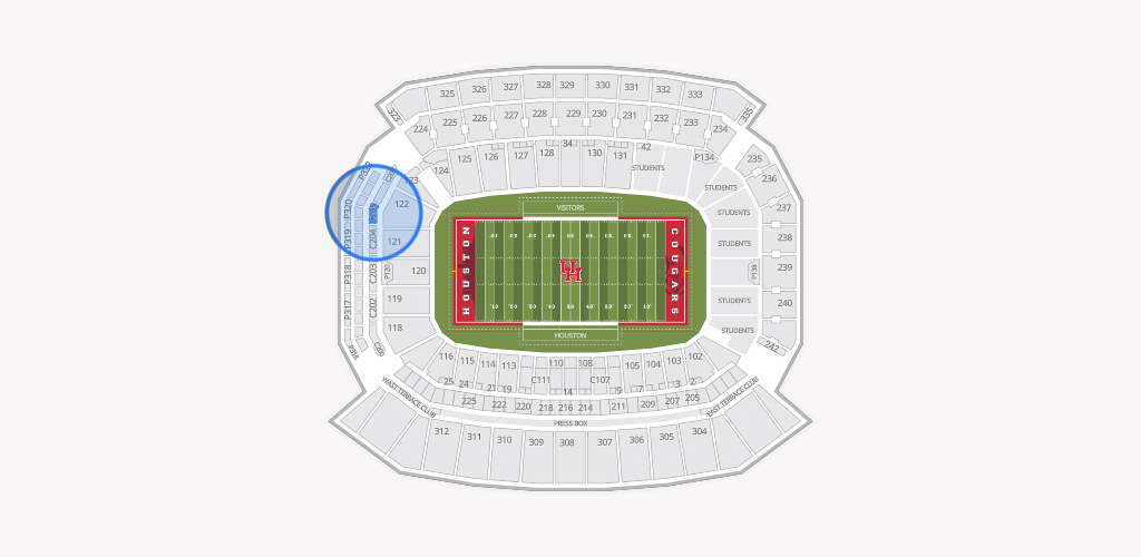 TDECU Stadium Seating Chart